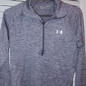 Under Armour Gray Quarter-Zip Sweatshirt